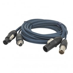DAP FP1610 FP-16 Hybrid Cable - powerCON TRUE1 & 5-pin XLR IP - DMX / Power